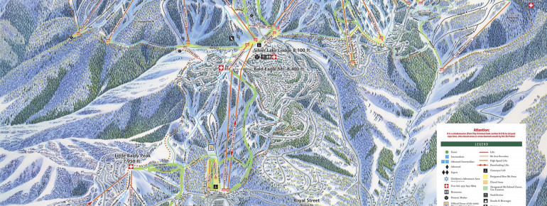 Pistenplan Deer Valley