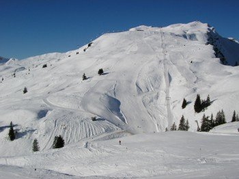 Blick vom Kru&#776;zlelift Richtung Panoramabahn!