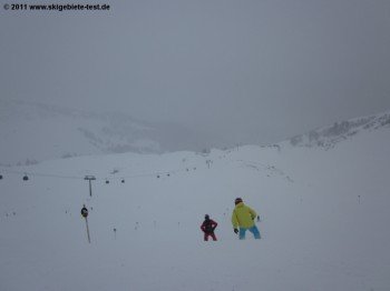 Abfahrt 1a von der Bergstation der Gondelbahn!