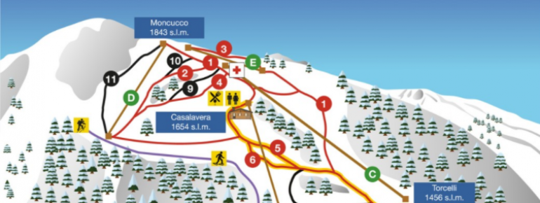 Pistenplan Domobianca