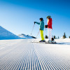 Auf der Familienabfahrt vom Kreuzkogel geht's hinunter bis ins Tal.