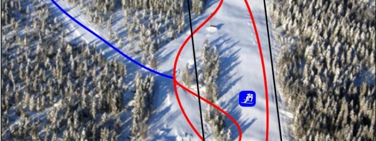 Pistenplan Drammen Skicenter