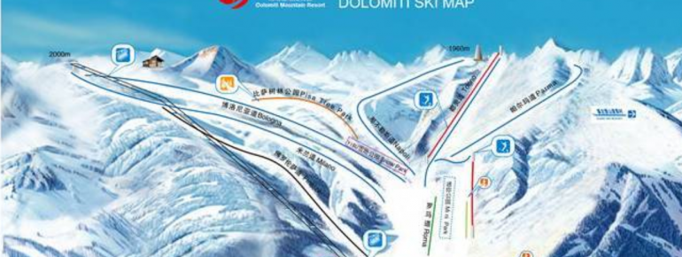 Pistenplan Duolemeidi Mountain Resort - Chongli