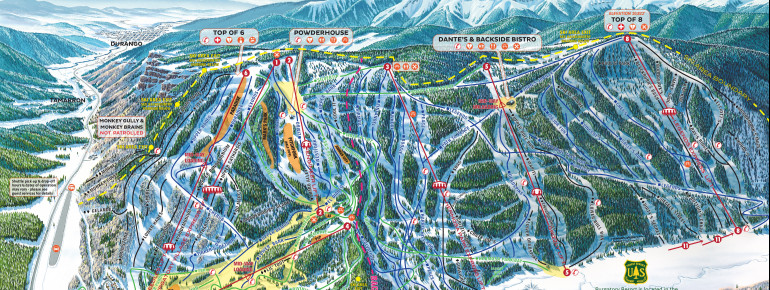 Pistenplan Durango Purgatory