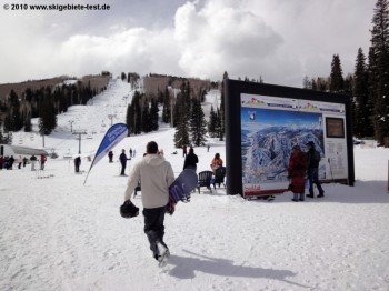 An der Talstation in Purgatory Village!