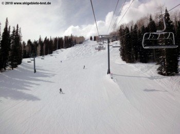 Abfahrt Pandemonium unterhalb des Purgatory Village Express!
