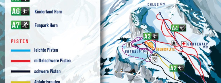 Pistenplan Ebenalp - Schwende