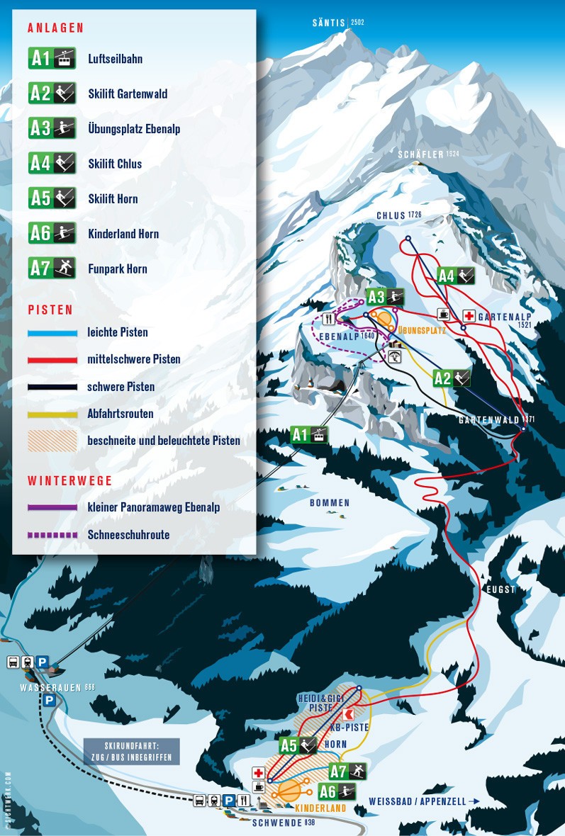Pistenpan Ebenalp Schwende