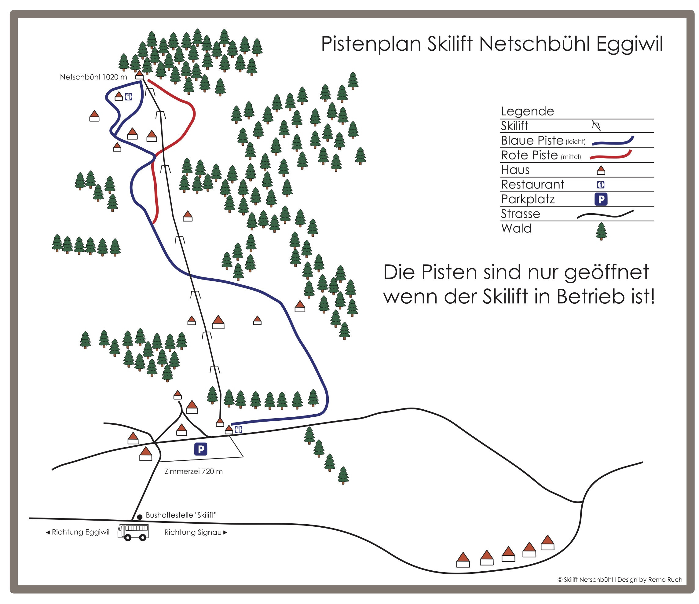 Pistenplan Netschbühl Eggiwil