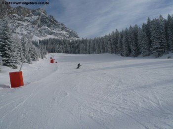Gemütliches Carven auf der Hochbrand-Abfahrt!