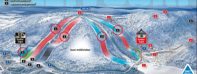 Pistenplan Ellivuori