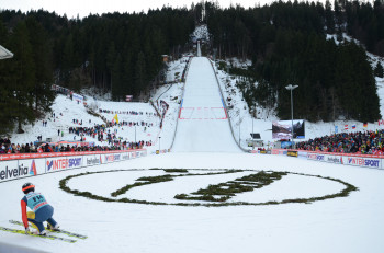 Weltbekannt ist Engelberg auch durch seine Skisprungschanze.