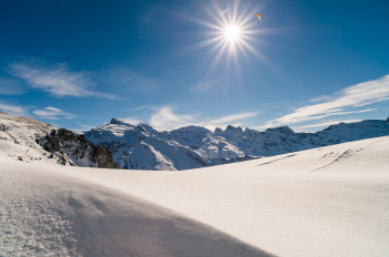 Von Oktober bis Mai liegt genug Schnee am Titlis für eine traumhafte Wintersaison.