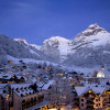 Blick auf Engelberg in den Abendstunden.