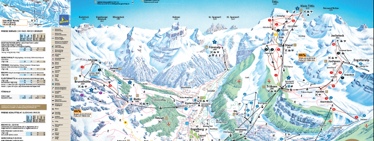 Pistenplan Engelberg Titlis