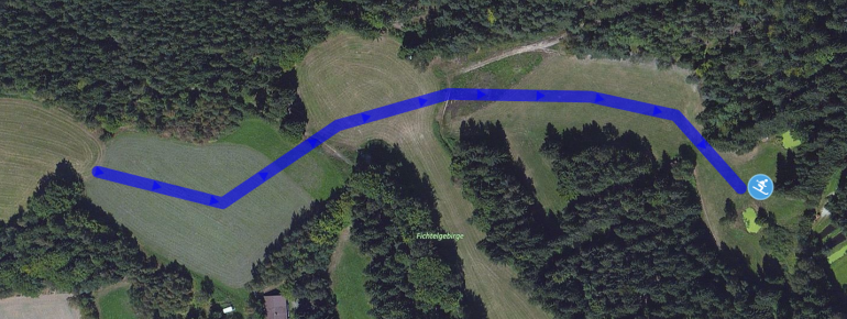 Pistenplan Steinwald am Pfaben