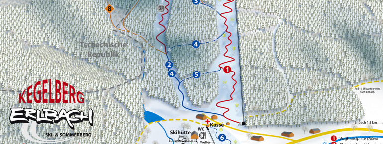 Pistenplan Erlbach Kegelberg