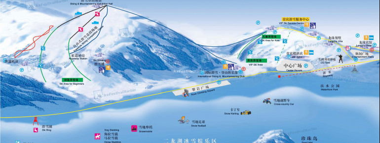 Pistenplan Erlongshan Longzhu