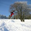 Auch geübte Wintersportler können sich im Skigebiet Eschenberg an neuen Herausforderungen versuchen.