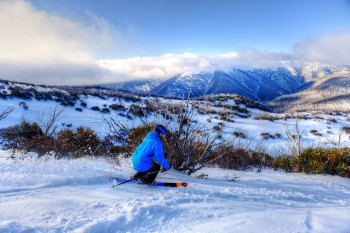 Falls Creek bietet 450 ha Pistenvergnügen.