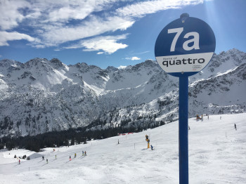 Von überall im Skigebiet hat man eine traumhafte Aussicht.
