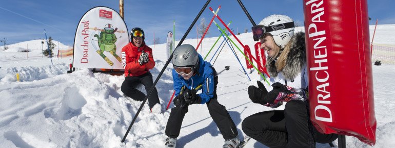 Skispaß im Drachenpark