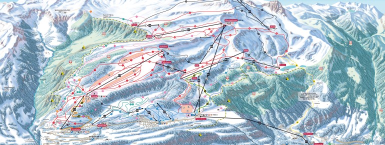 Pistenplan Flumserberg