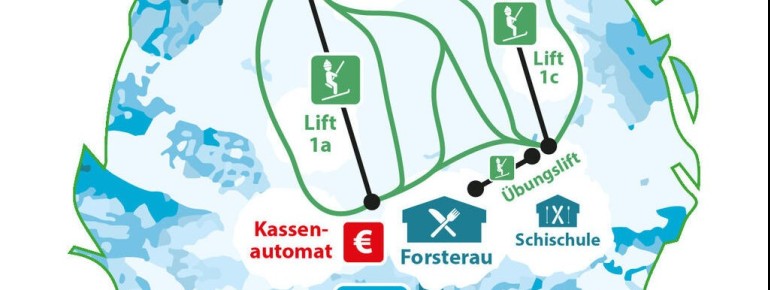 Pistenplan Forsteralm
