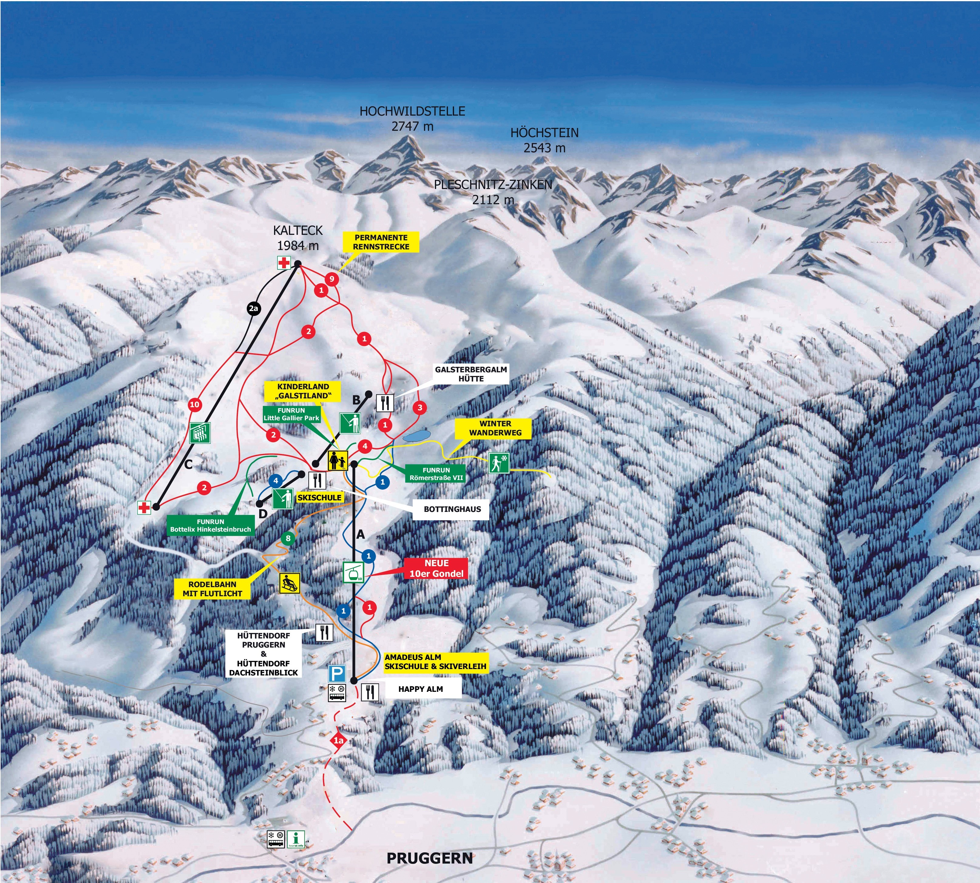 Pistenplan Galsterberg