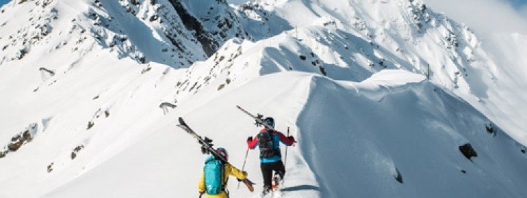 Tolle Freeriderhänge warten im Skigebiet Gargellen im Montafon.