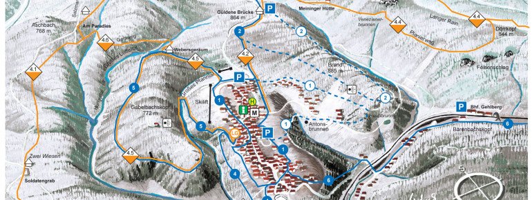 Pistenplan Gehlberg