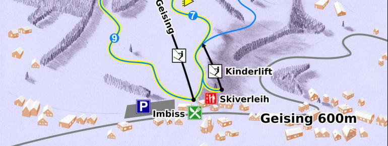 Pistenplan Geising