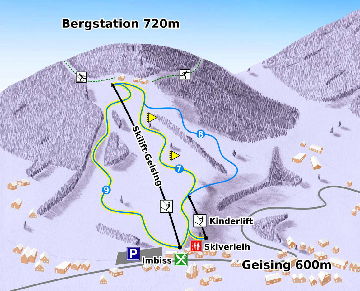 Pistenplan Geising
