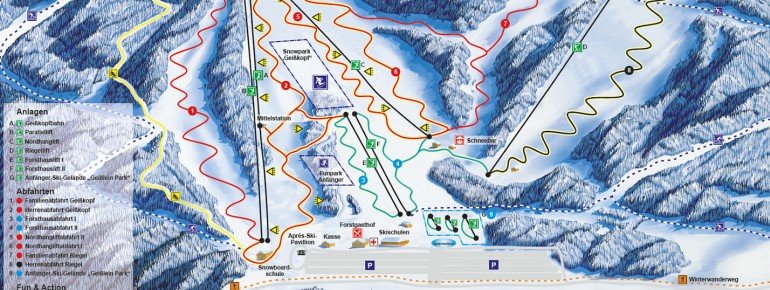 Pistenplan Geißkopf