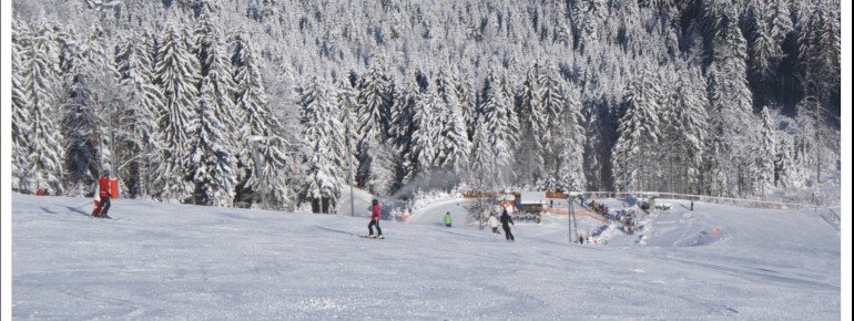 Das Skigebiet Geißkopf im Bayerischen Wald