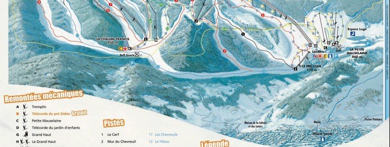 Pistenplan Gerardmer