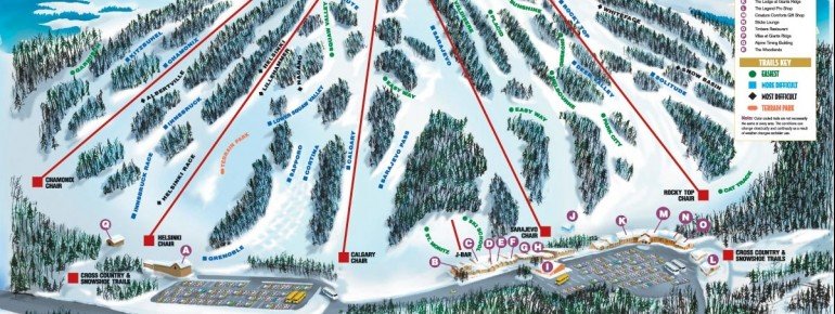 Pistenplan Giants Ridge Resort