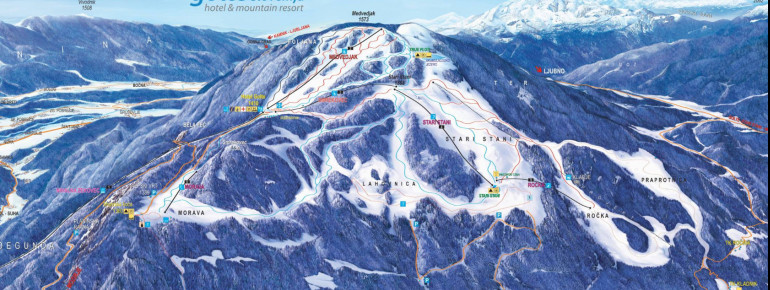 Pistenplan Golte