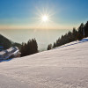 Das Hotel Golte befindet sich mitten im Skigebiet.