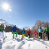 Sehr beliebt in Grächen: Schneeschuhwandern