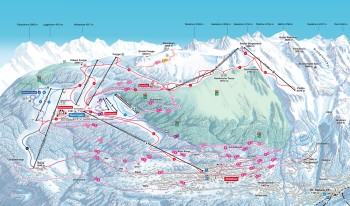 Pistenplan Grächen