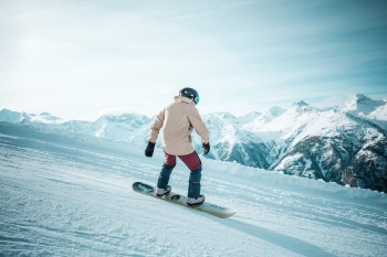 Auch Snowboarder fühlen sich hier wohl.
