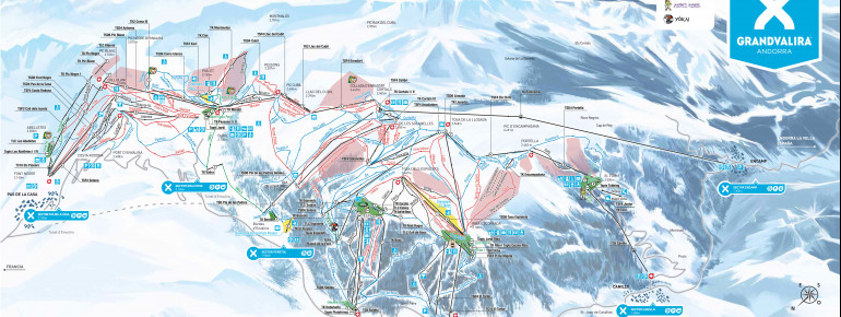 Pistenplan Grandvalira