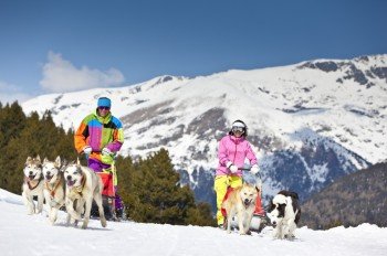 Nicht nur auf Skiern lässt sich die Winterlandschaft in Grandvalira entdecken
