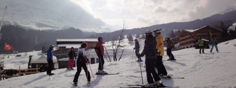 Auf der Talabfahrt Nr. 21 zurück nach Grindelwald