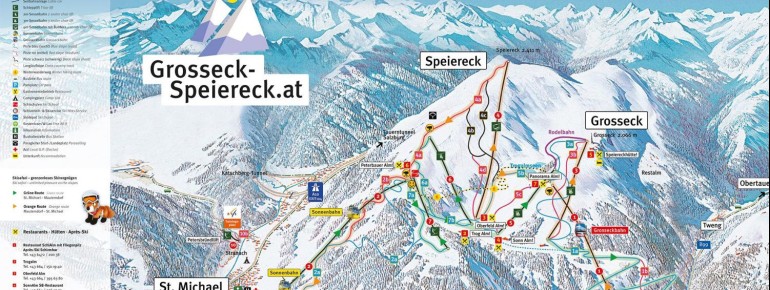 Pistenplan Grosseck Speiereck