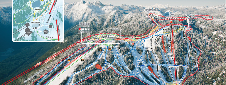 Pistenplan Grouse Mountain