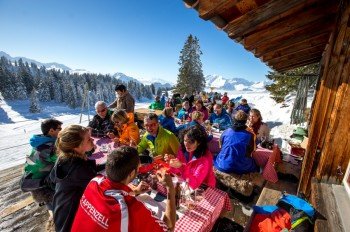 Unsere Fondueterasse