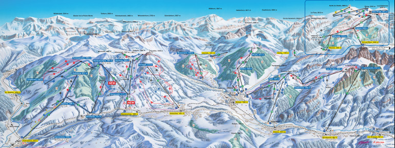 Pistenplan Gstaad