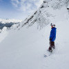 Auch bei Snowboardern ist das größte Skigebiet Georgiens äußerst beliebt.